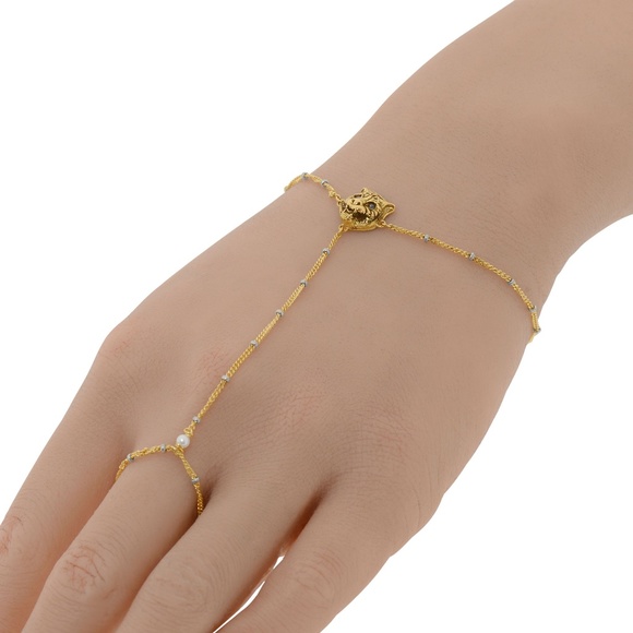 Gucci Le Marche Des Merveilles 18K Yellow Gold, Diamond and Mother of Pearl 2.5m - Picture 2 of 6